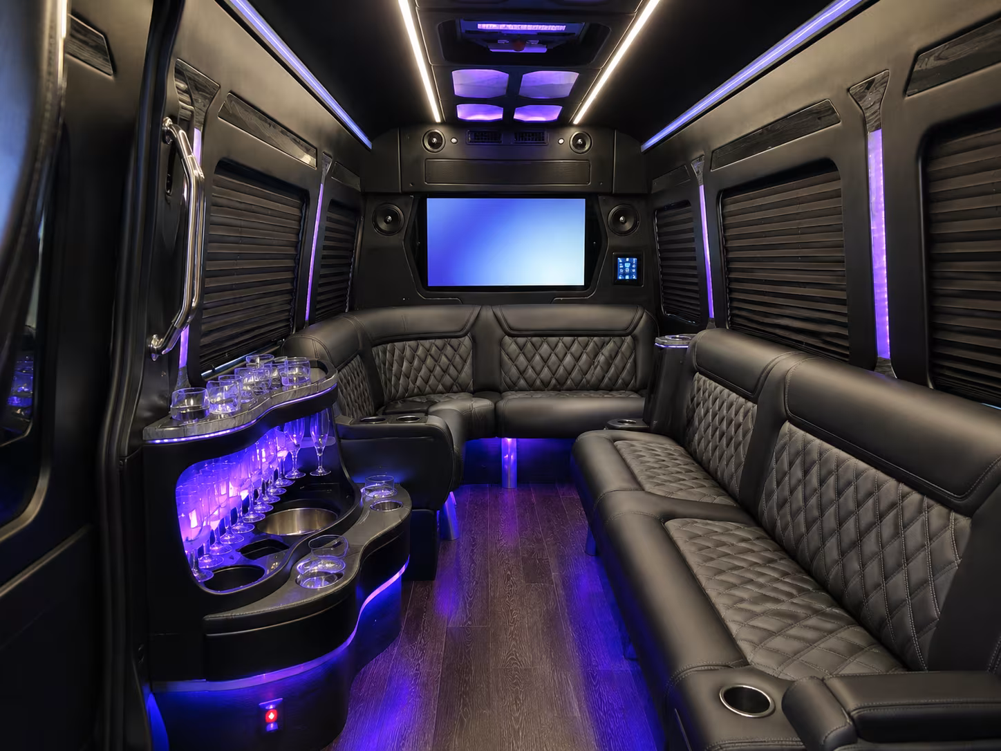 Memphis Corporate Transportation party bus exterior