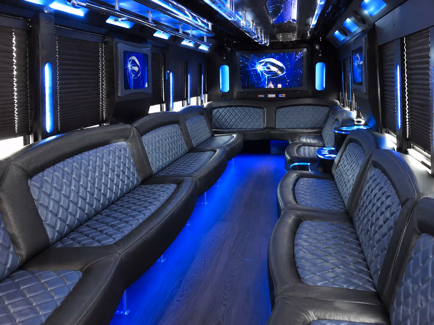 Memphis Private Event Transportation party bus exterior