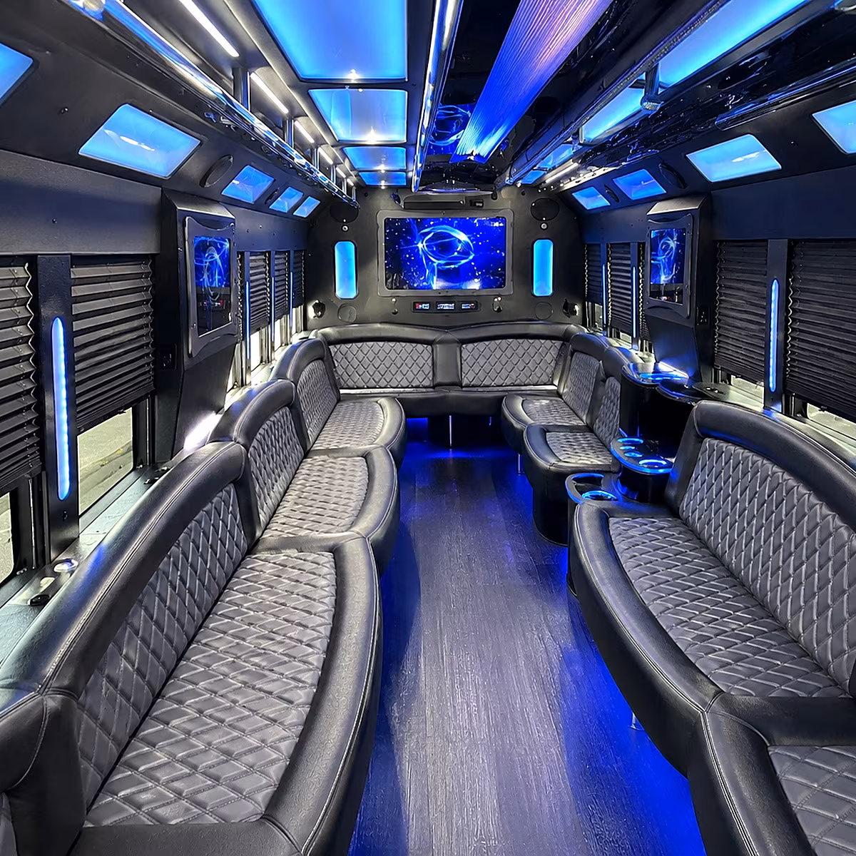 Memphis Prom & Homecoming Transportation party bus interior