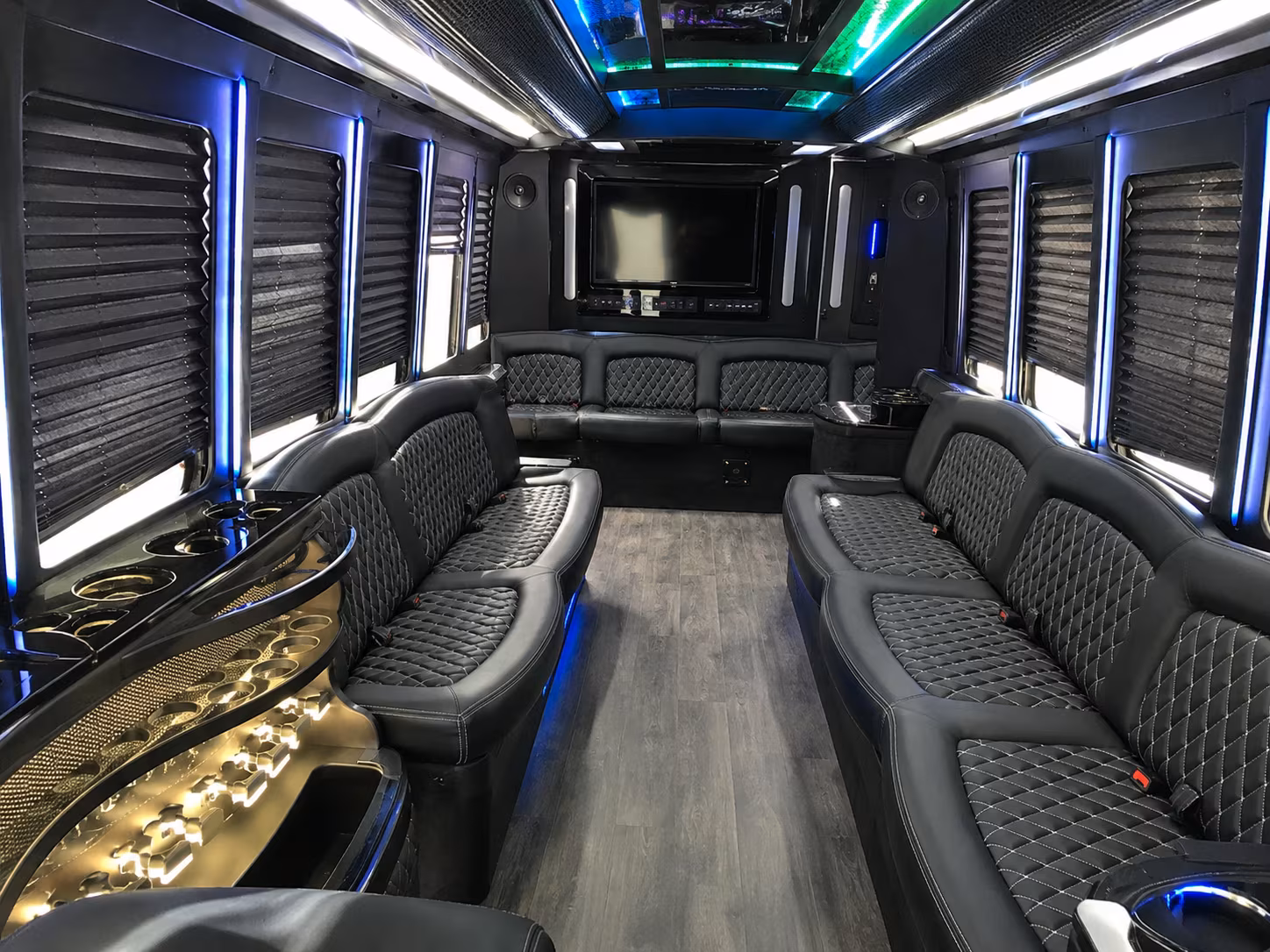 Memphis Prom & Homecoming Transportation party bus interior