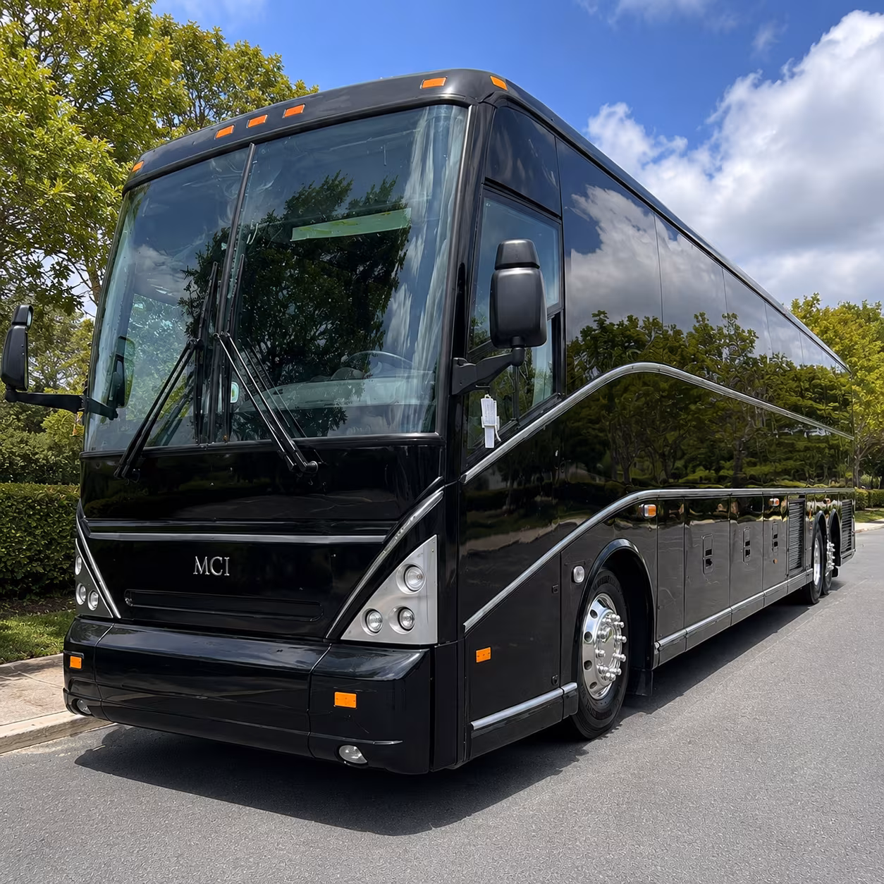 Memphis School Event Transportation party bus exterior