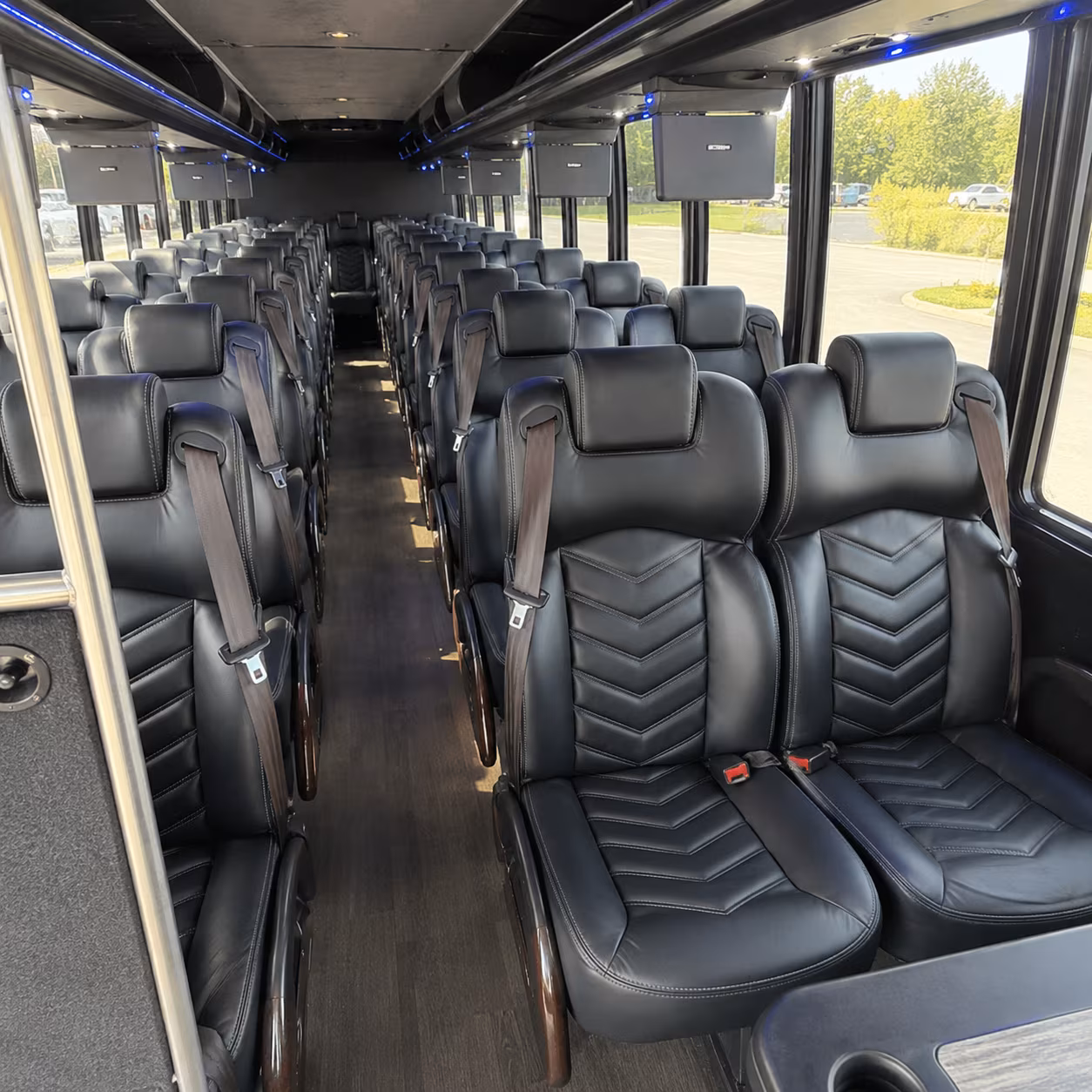 Memphis School Event Transportation onboard seating