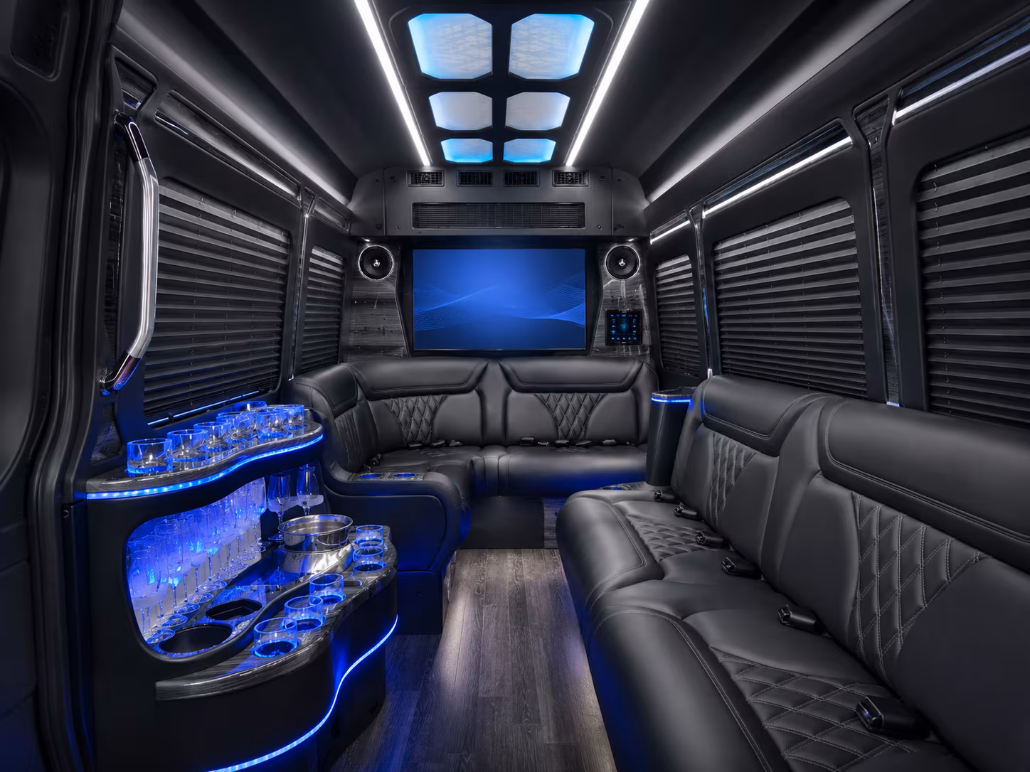 Memphis School Event Transportation party bus exterior