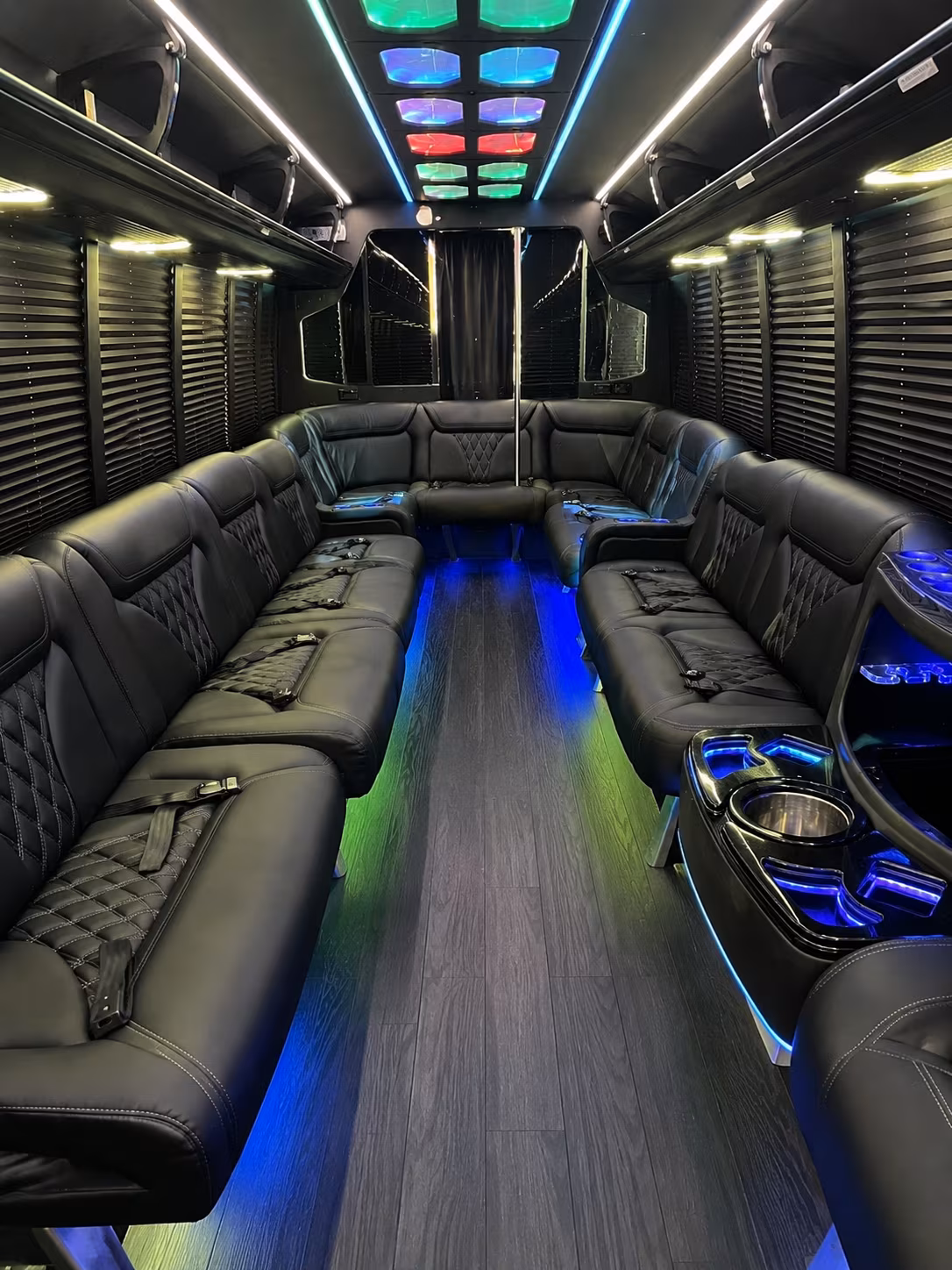 Memphis Sporting Event Transportation party bus exterior