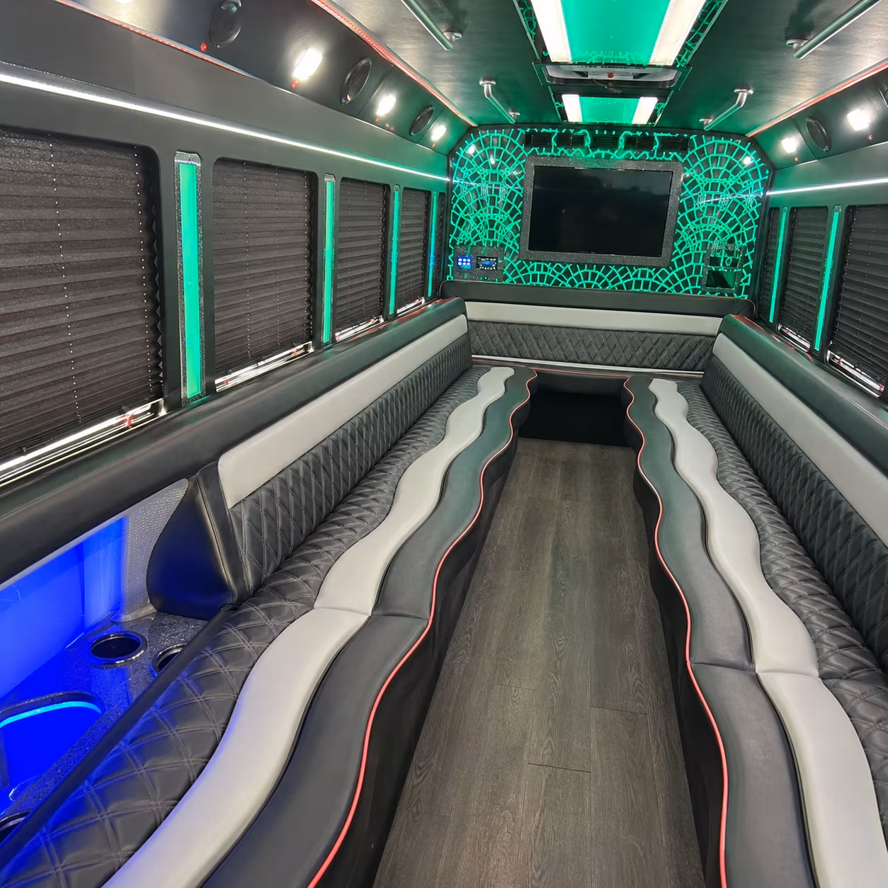 Memphis Sporting Event Transportation onboard seating