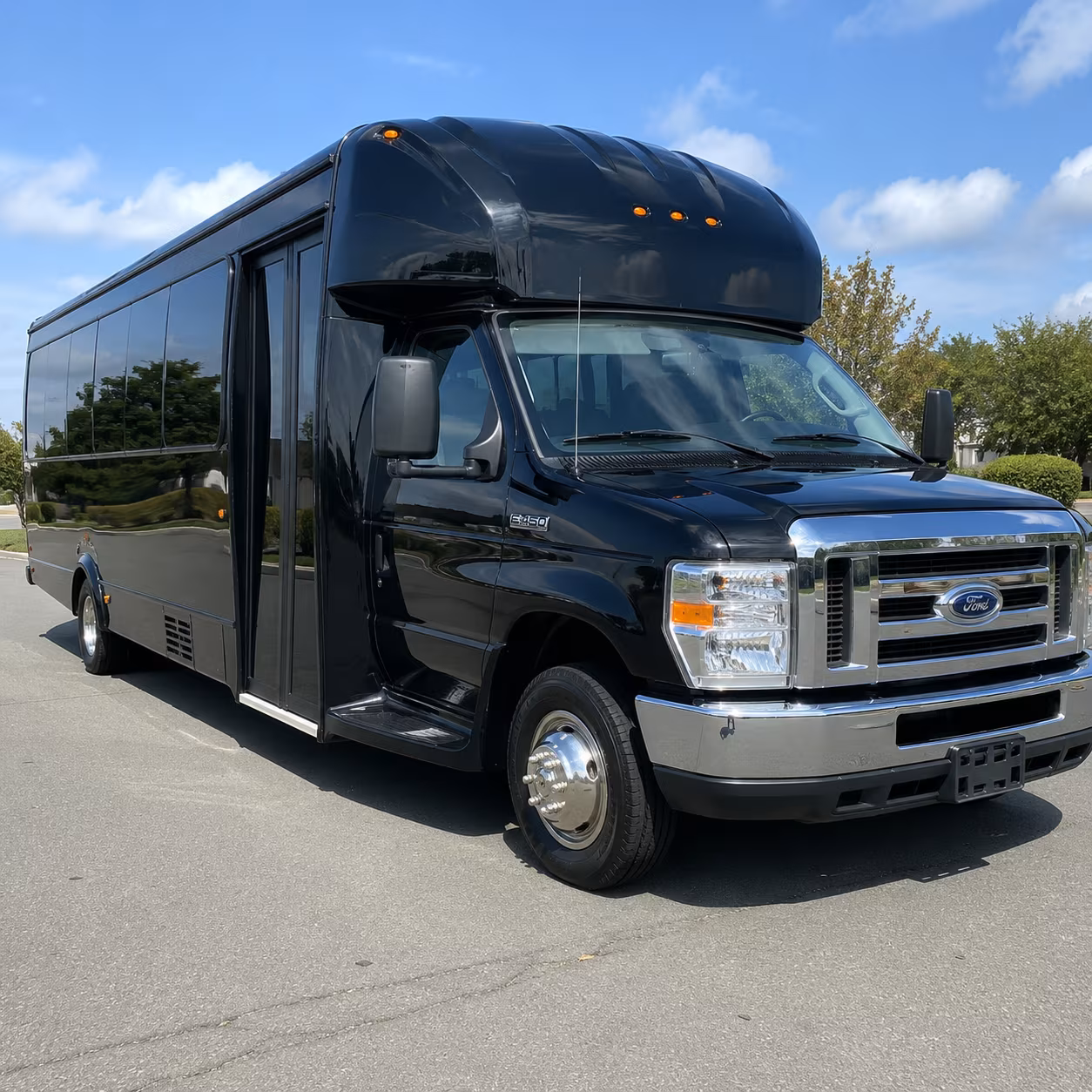 Memphis Wedding Transportation party bus exterior