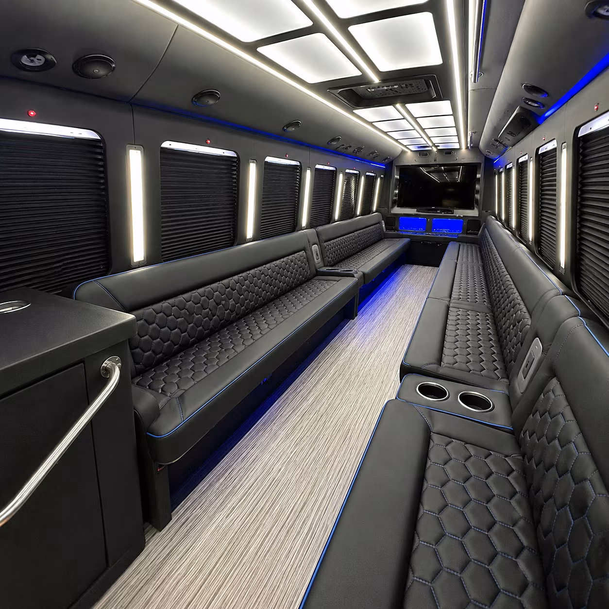 Memphis Winery Tour & Pub Crawl Transportation onboard seating